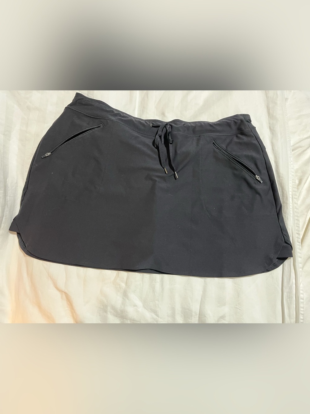 tek gear Black Active Drawstring Skort